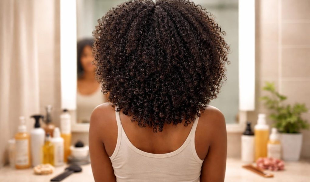 femme-cheveux-boucles-miroir-bain