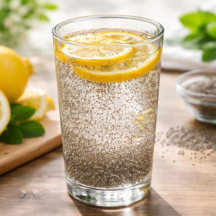 verre-eau-chia-citron-bois