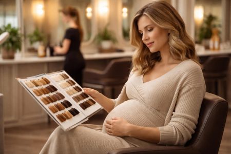 femme-enceinte-salon-coiffure-elegant
