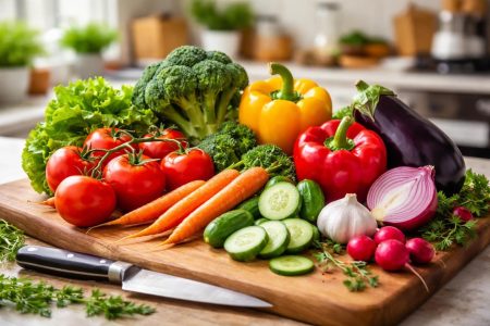 legumes-frais-planche-bois-cuisine
